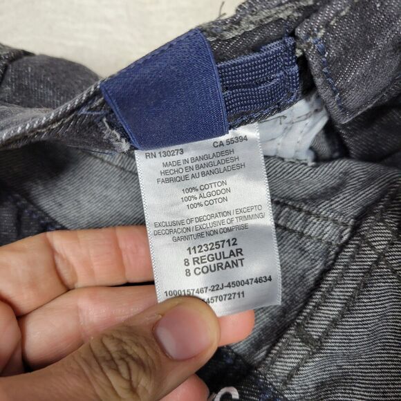 Wrangler Jeans Boys Regular Black Size 8 Regular Denim Pants Kids Kid School Boy - Picture 15 of 16